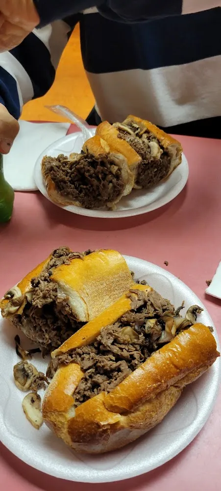 Large Philly Cheesesteak Sandwich